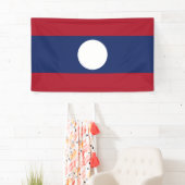 Laos vlag spandoek (Insitu)