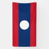 Laos Vlag Spandoek (Verticaal)