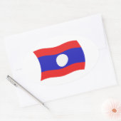 Laos Vlag Sticker (Envelop)