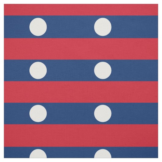 Laos Vlag Stof (Swatch)