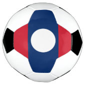 Laos Vlag Voetbal (Gedraaid)