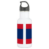 Laos Vlag Waterfles (Achterkant)