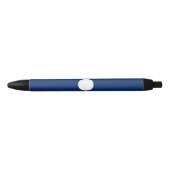 Laos Vlag Zwarte Inkt Pen (Voorkant)