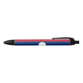 Laos Vlag Zwarte Inkt Pen (Bovenkant)