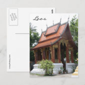laos wat briefkaart (Voorkant / Achterkant)
