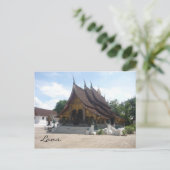laos wat briefkaart (Staand voorkant)