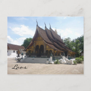 laos wat briefkaart