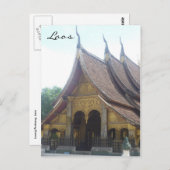 laos wat dak briefkaart (Voorkant / Achterkant)