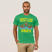 Laotiaans Nieuwjaar 2Naga 2025 T-shirt (Voorkant volledig)