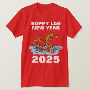 Laotiaans Nieuwjaar Naga 2025 T-shirt