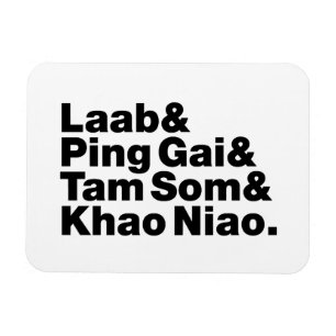 Laotiaans straatvoedsel magneet