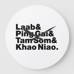 Laotiaans streetfood grote klok