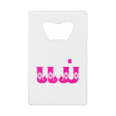 Laotiaanse moeder - ແ ມ່ / Mae - Laotiaans / Laos Creditkaart Flessenopener (Voorkant)