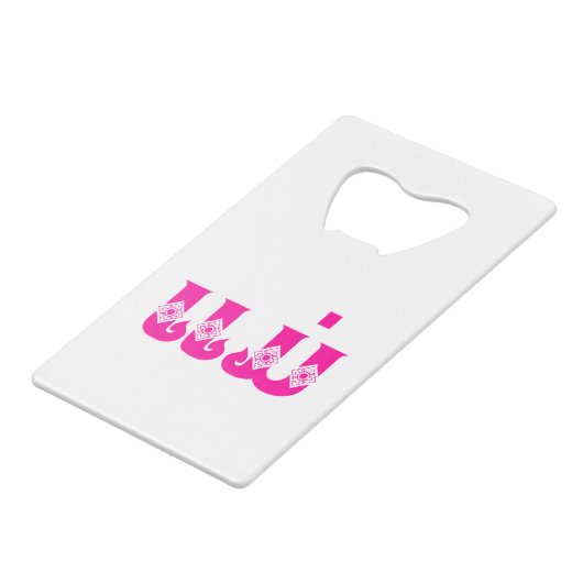 Laotiaanse moeder - ແ ມ່ / Mae - Laotiaans / Laos Creditkaart Flessenopener (Voorkant Gekanteld)