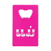 Laotiaanse moeder - ແ ມ່ / Mae - Laotiaans / Laos Creditkaart Flessenopener (Voorkant)