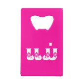 Laotiaanse moeder - ແ ມ່ / Mae - Laotiaans / Laos Creditkaart Flessenopener (Achterkant)