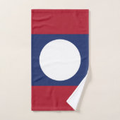 Laotiaanse vlag bad handdoek (Handdoek)