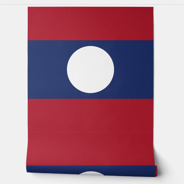 Laotiaanse vlag behang (Afrollen)