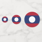 Laotiaanse vlag confetti (Voorkanten)