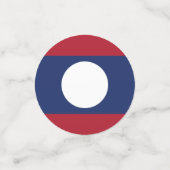 Laotiaanse vlag confetti (Kleine voorkant)