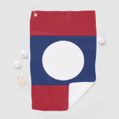 Laotiaanse vlag golfhanddoek (Insitu)