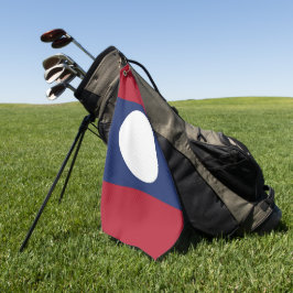 Laotiaanse vlag golfhanddoek