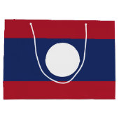 Laotiaanse vlag groot cadeauzakje (Achterkant)