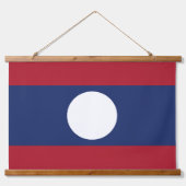 Laotiaanse vlag hangend wandkleed (Voorkant)