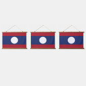Laotiaanse vlag hangend wandkleed (Driedubbel)