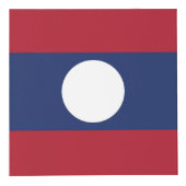 Laotiaanse vlag kubus (Voorkant)