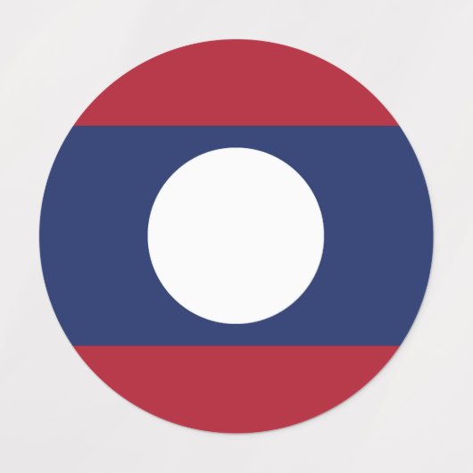 Laotiaanse vlag labels (Design 2)