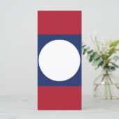 Laotiaanse vlag menu (Staand voorkant)