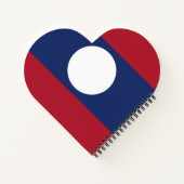 Laotiaanse vlag notitieboek (Achterkant)