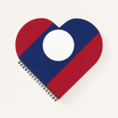 Laotiaanse vlag notitieboek (Voorkant)