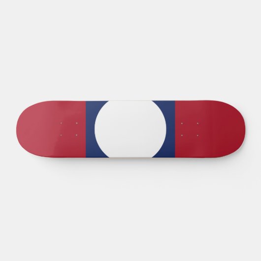 Laotiaanse vlag persoonlijk skateboard (Horizontaal)