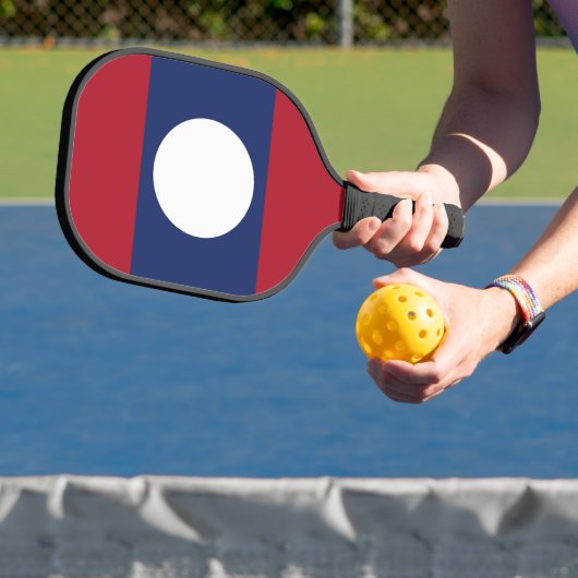 Laotiaanse vlag pickleball paddle (Insitu)