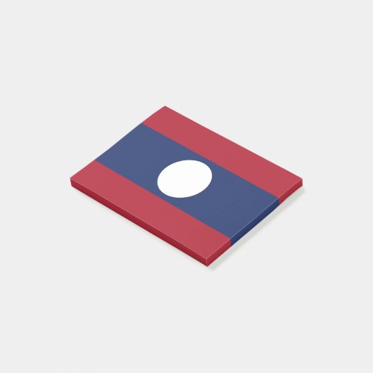 Laotiaanse vlag post-it® notes (Schuin)