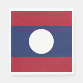 Laotiaanse vlag servet (Voorkant)