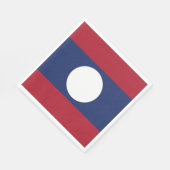 Laotiaanse vlag servet (Hoek)