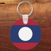 Laotiaanse vlag sleutelhanger (Voorkant)