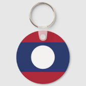 Laotiaanse vlag sleutelhanger (Achterkant)