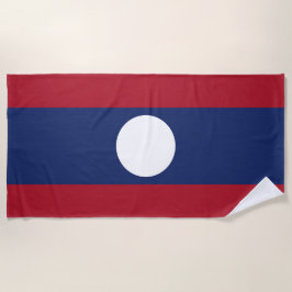 Laotiaanse vlag strandlaken