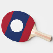 Laotiaanse vlag tafeltennisbatje (Zijkant)