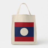 Laotiaanse vlag tote bag (Achterkant)