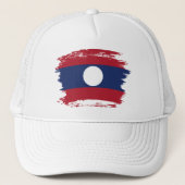 Laotiaanse vlag trucker pet (Voorkant)