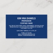 Laotiaanse vlag, vlag van Laos Visitekaartje (Achterkant)