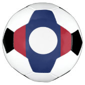 Laotiaanse vlag voetbal (Gedraaid)