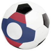 Laotiaanse vlag voetbal (Drie kwart)