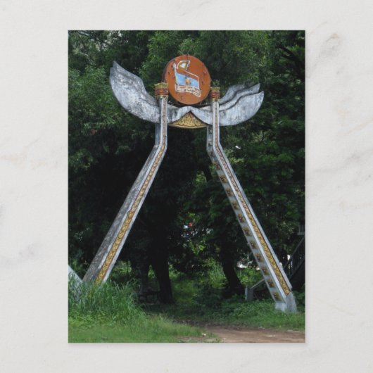 Laotian Gate Briefkaart (Voorkant)