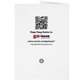 Laotian Gate Kaart (Achterkant)